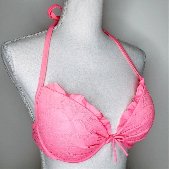 Top Bikini Push-Up Icon Mix & Match Di Victoria's Secret Con Slip A Lato Top Bikini Push-Up Icon Mix & Match Di Victoria's Secret Con Slip A Lato